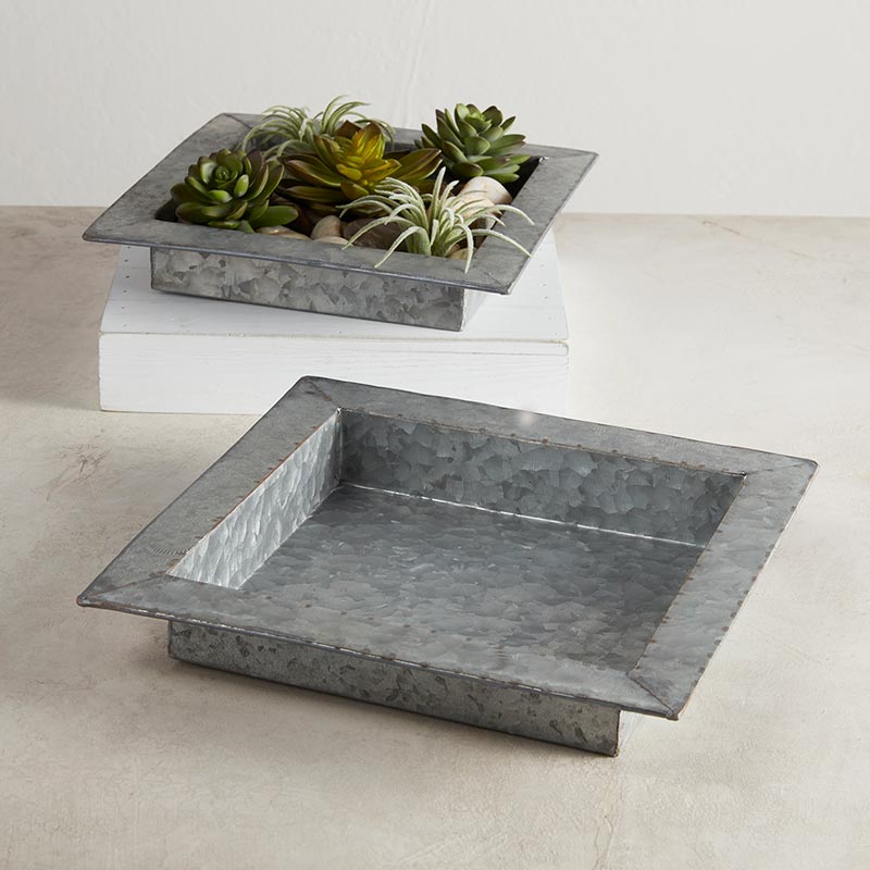 Galvanized Container - Bombay Mercantile
