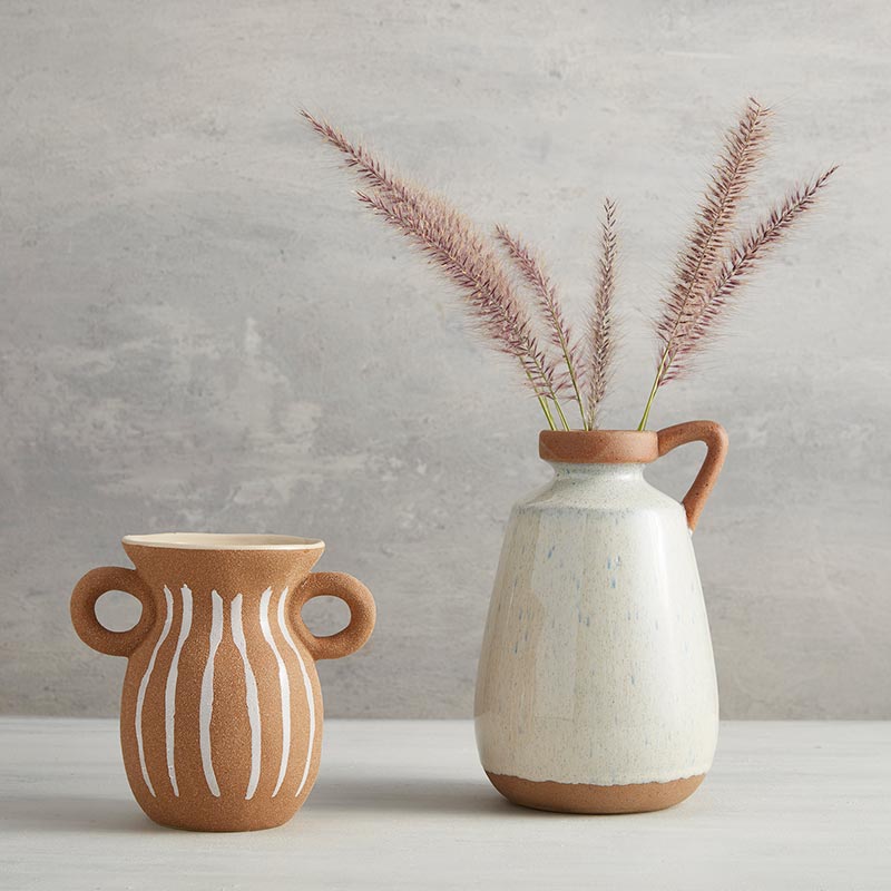 Earth Tone Vase - Bombay Mercantile