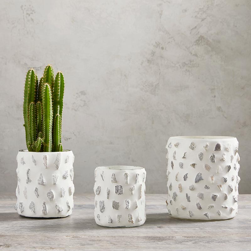 Glass Mosaic Cylinder - Bombay Mercantile