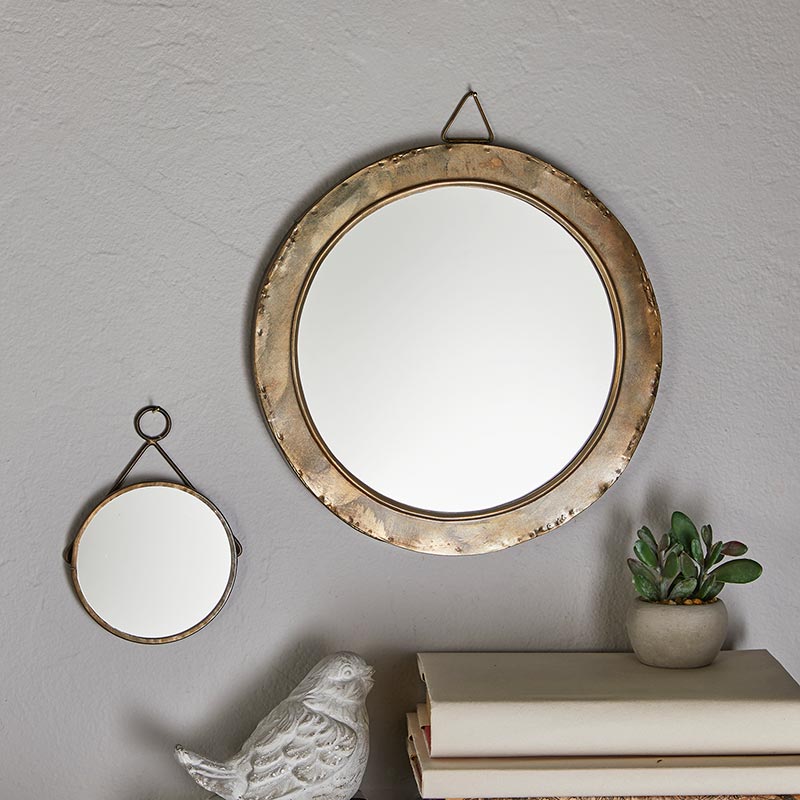 Round Mirror - Large - Bombay Mercantile