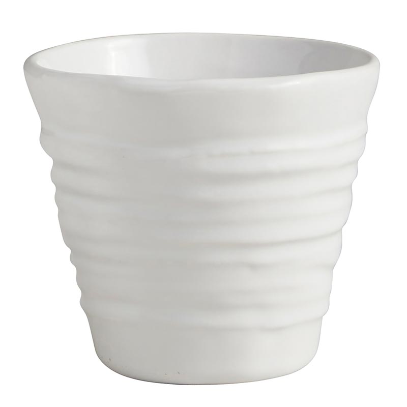 Ivory White Pot - Bombay Mercantile