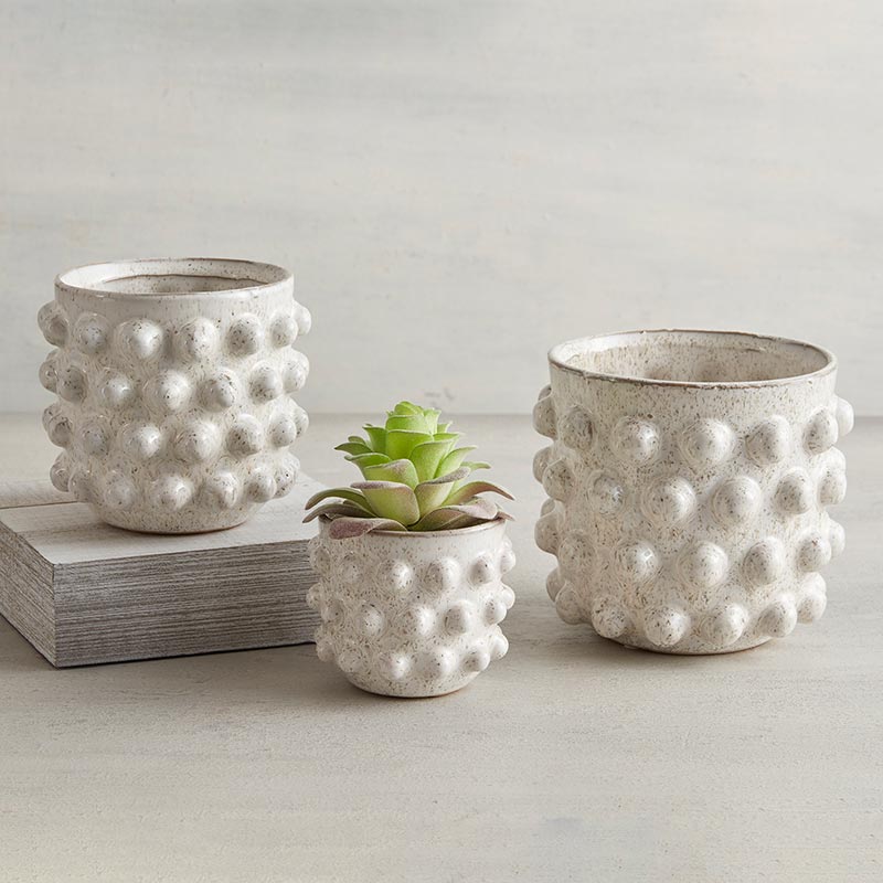 White Dot Pot - Bombay Mercantile