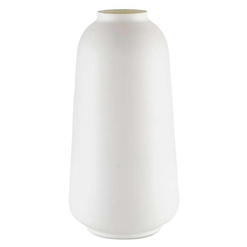White Matte Vases - Bombay Mercantile