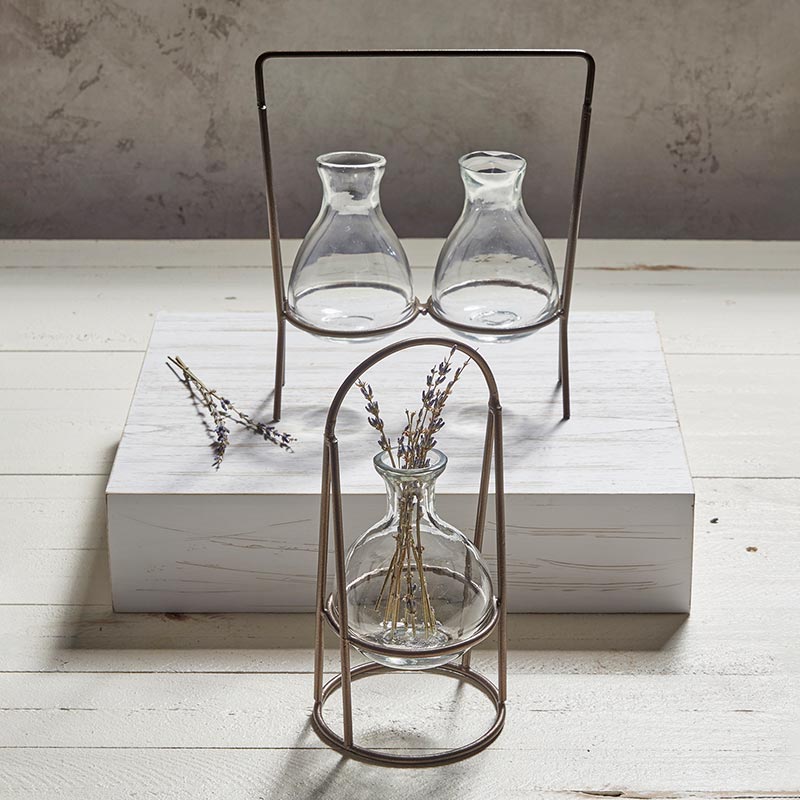 Conical Flask Vase Holder - Bombay Mercantile