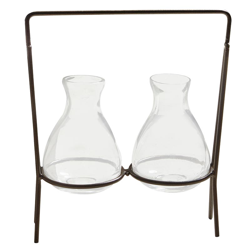 Conical Flask Vase Holder - Bombay Mercantile