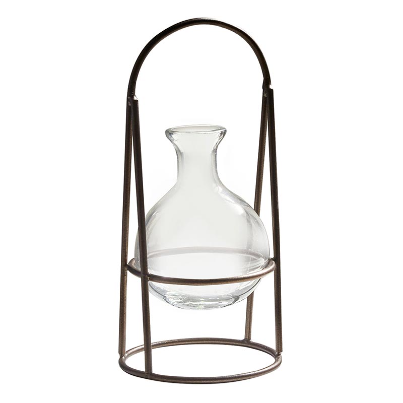 Conical Flask Vase Holder - Bombay Mercantile