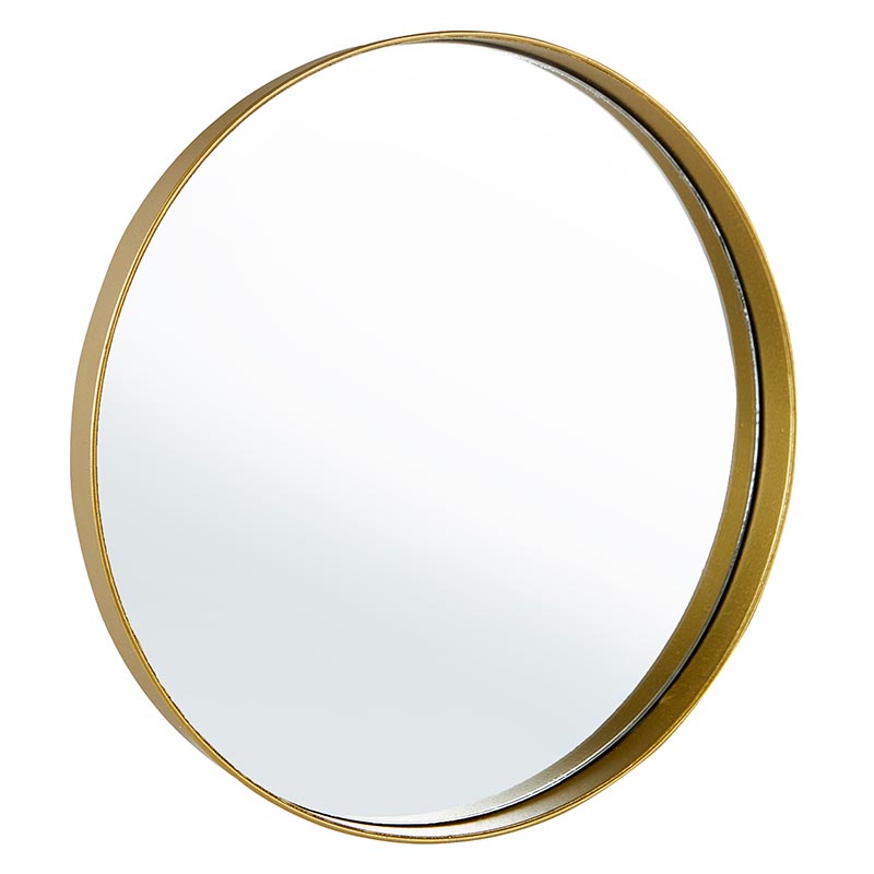 Golden Round Mirror - Bombay Mercantile