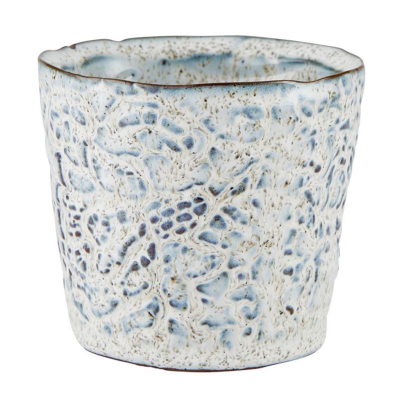 Blue Stone Pot - Bombay Mercantile