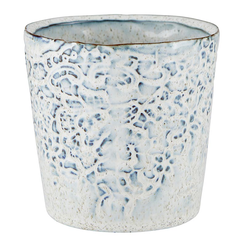 Blue Stone Pot - Bombay Mercantile