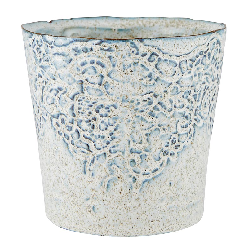 Blue Stone Pot - Bombay Mercantile