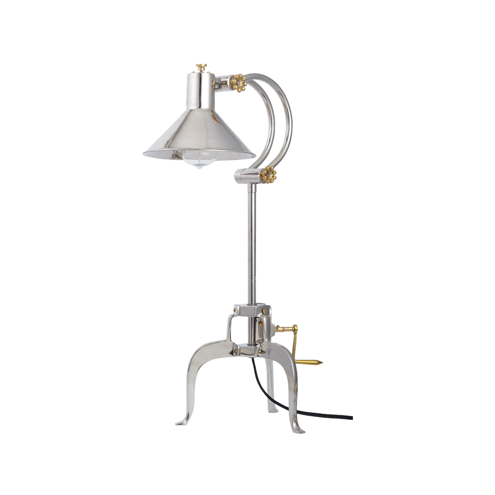BERLIN TABLE LAMP ALUMINUM - The Nifty Decor