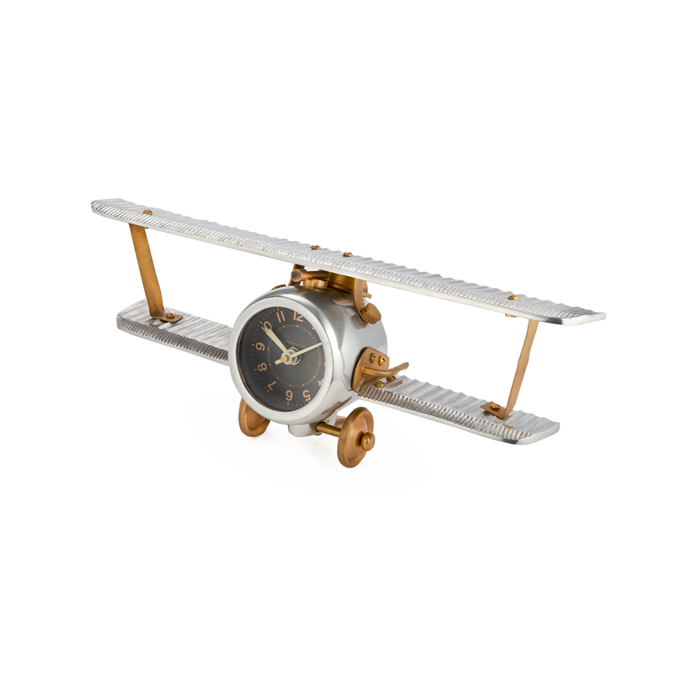 BIPLANE TABLE CLOCK - The Nifty Decor