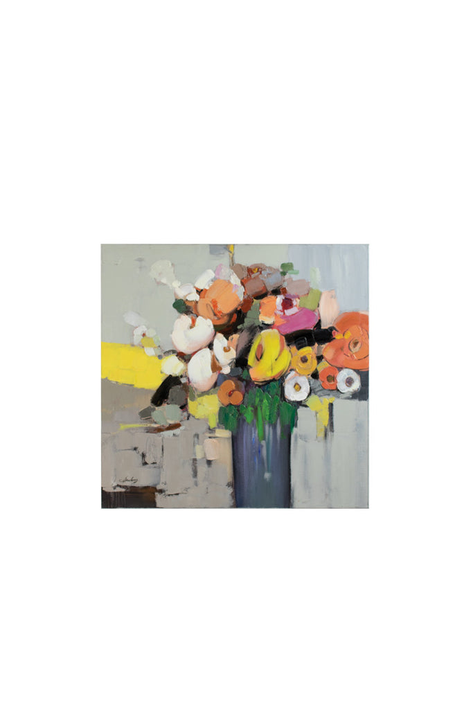 Flowers oil painting - The Nifty Decor