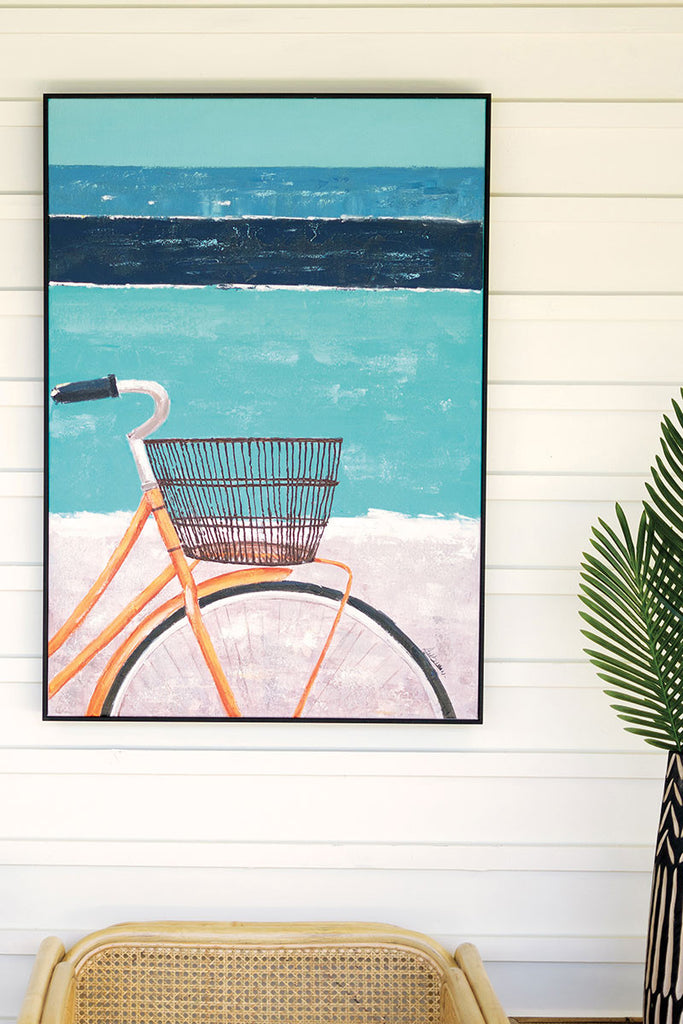 Oil painting, bicycle - The Nifty Decor