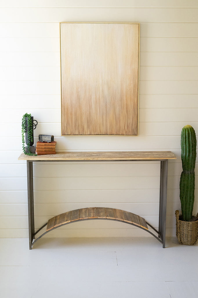 Framed gold abstract - The Nifty Decor