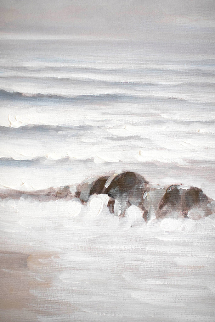 Seaside oil painting - Bombay Mercantile