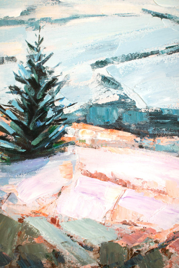 Landscape oil painting - Bombay Mercantile