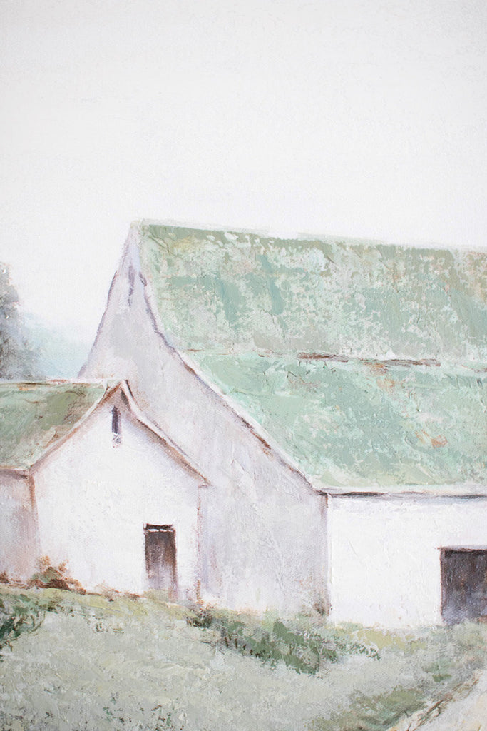 Barn oil painting - Bombay Mercantile
