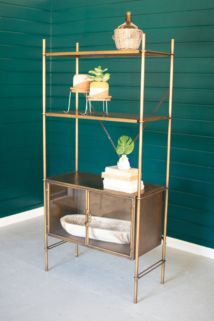 Shelf with bottom doors - The Nifty Decor
