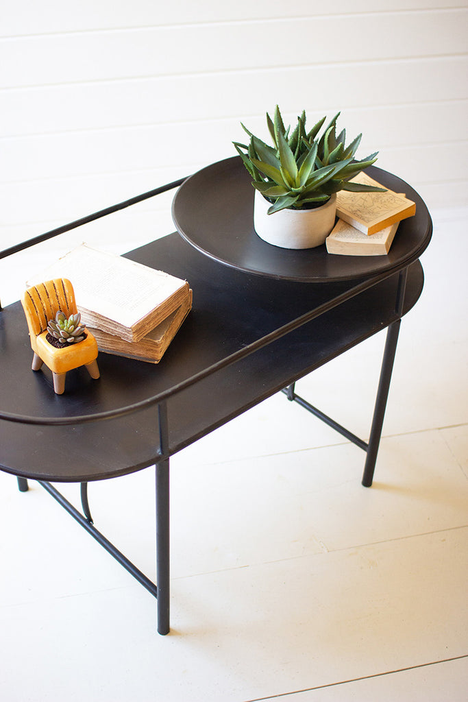 Table with round bowl - The Nifty Decor