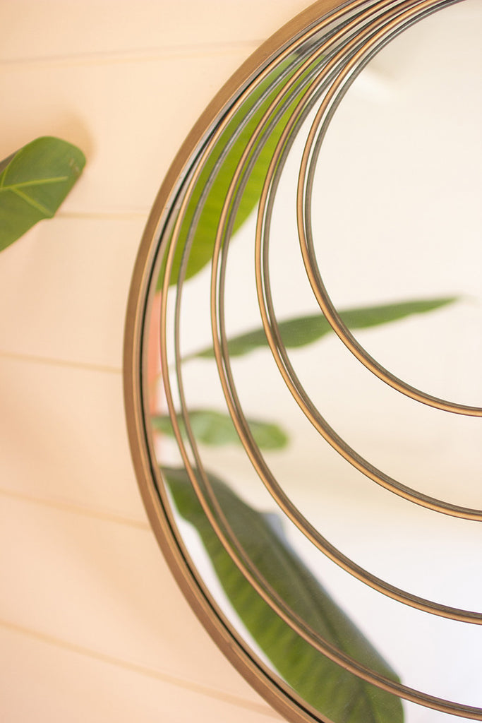 Multiple rings mirror - The Nifty Decor