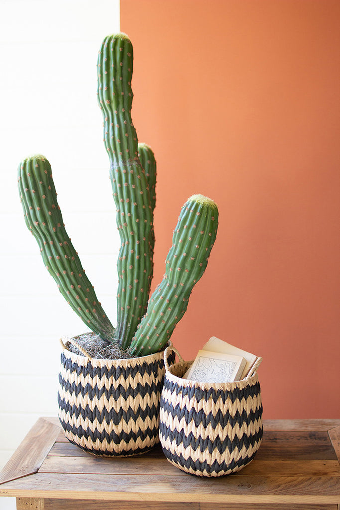 Natural seagrass baskets, set of 2 - The Nifty Decor