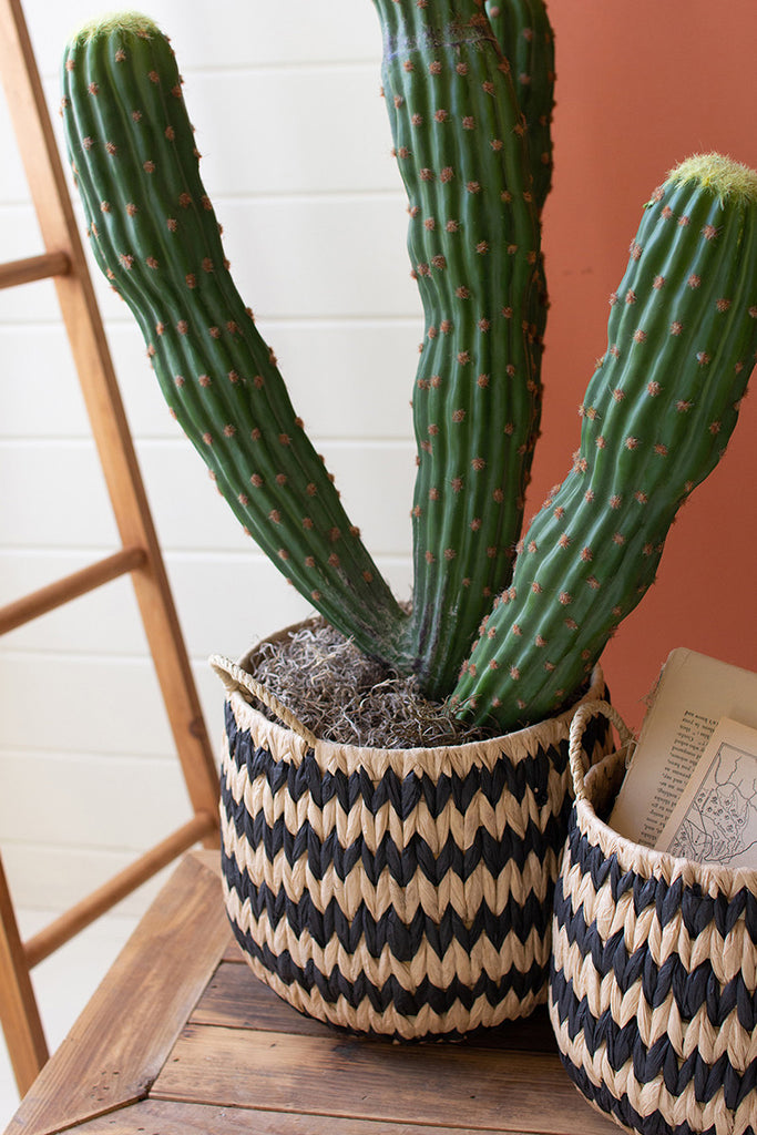 Natural seagrass baskets, set of 2 - The Nifty Decor