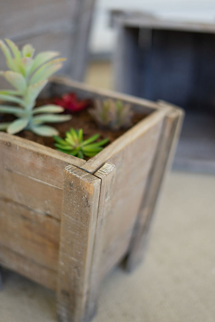Natural recycled planters, set of 3 - The Nifty Decor
