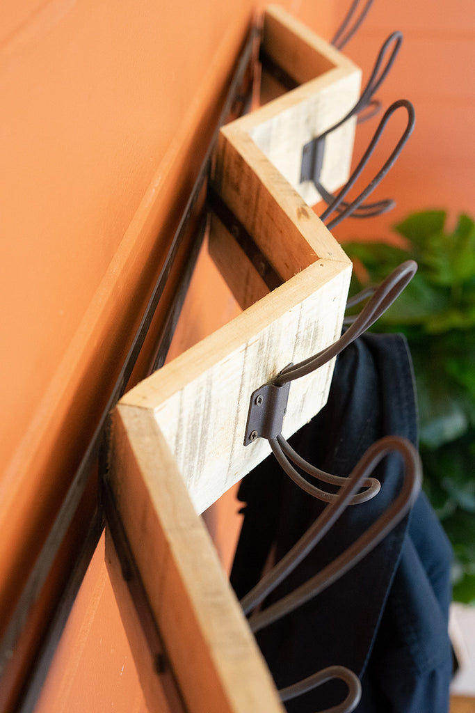 Zigzag coat rack - The Nifty Decor
