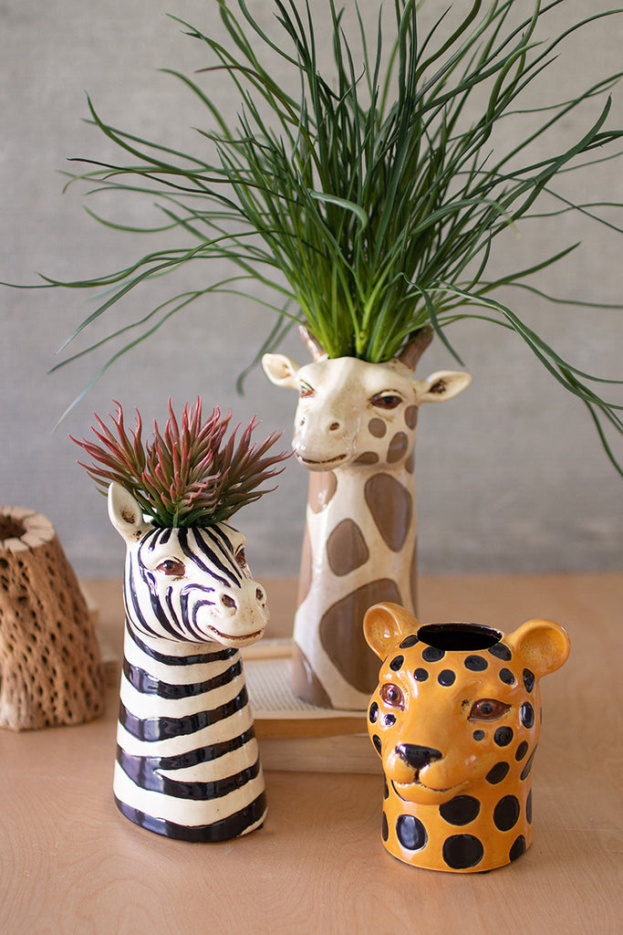 Safari animal planters, set of 3 - The Nifty Decor