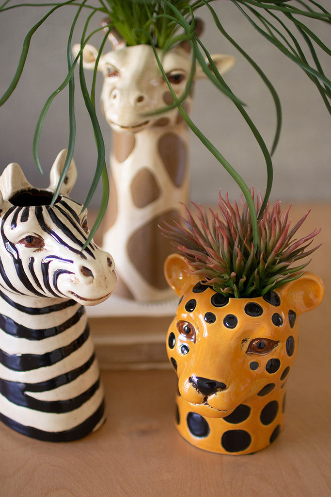 Safari animal planters, set of 3 - The Nifty Decor