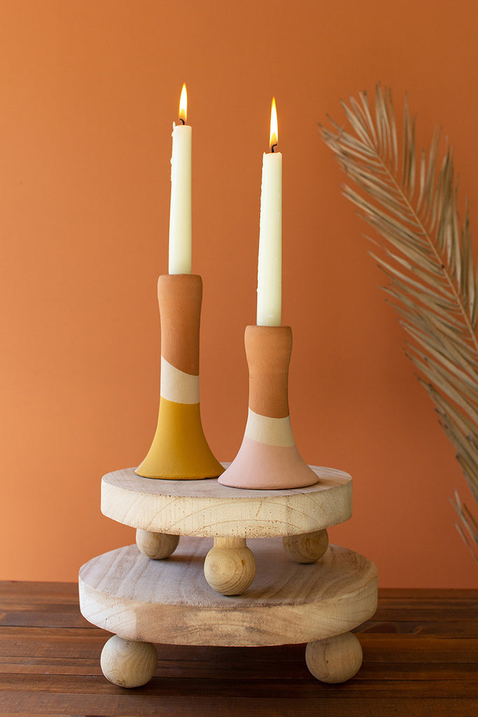 Wooden risers, set of 2 - The Nifty Decor
