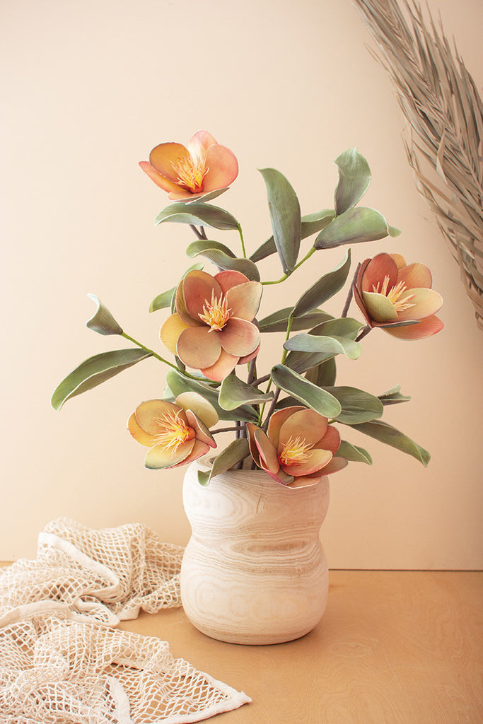 Wooden hour glass planter - The Nifty Decor