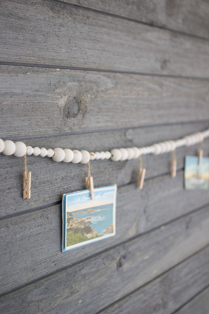 Wooden garland - The Nifty Decor