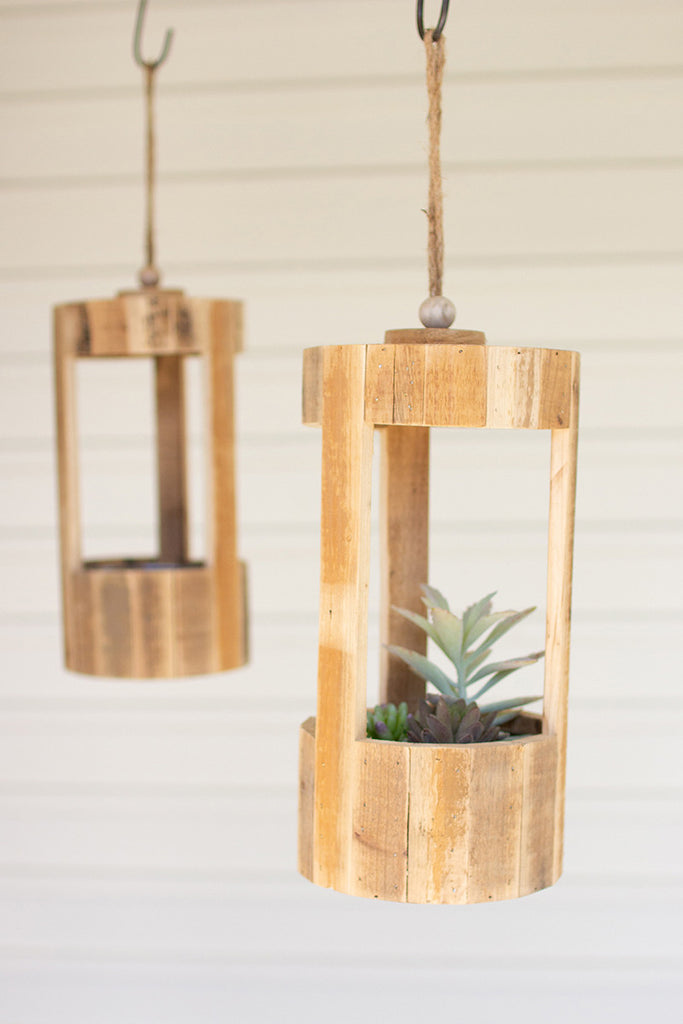 Hanging recycled planter - The Nifty Decor