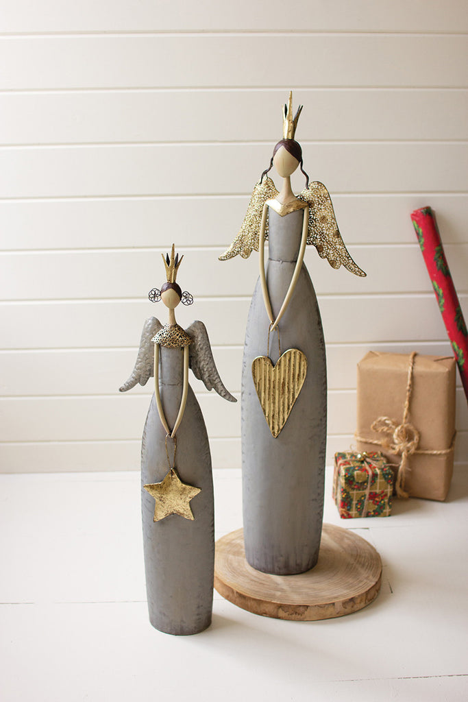 Set of 2 Christmas angels - The Nifty Decor