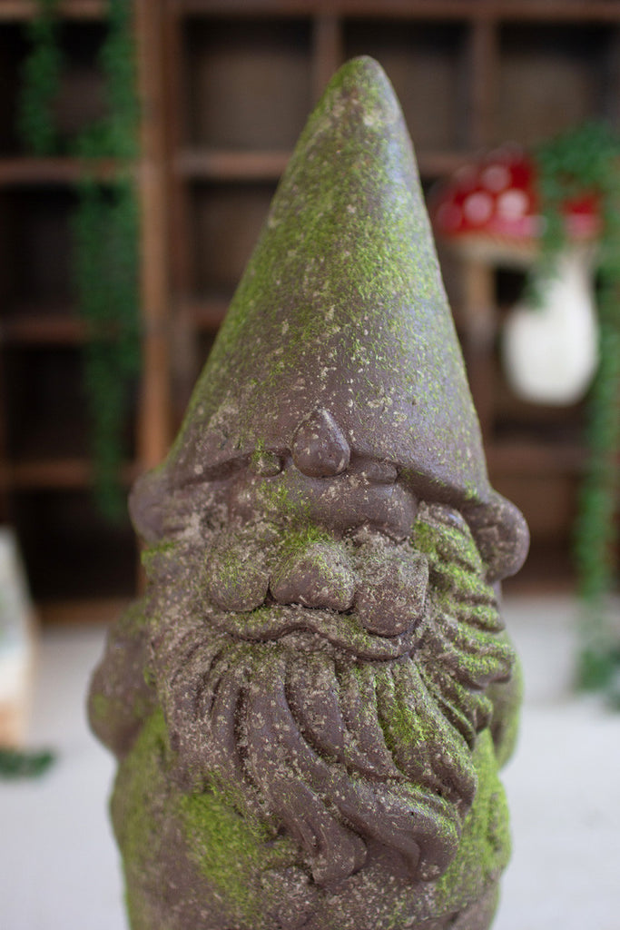 Faux concrete gnome - Bombay Mercantile