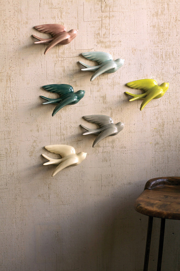 Hanging swallows, set of 6 - The Nifty Decor