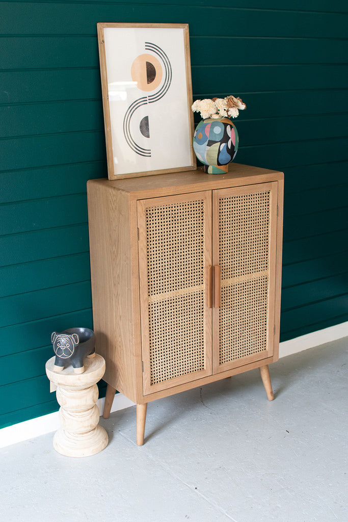 Tall cabinet with doors - The Nifty Decor