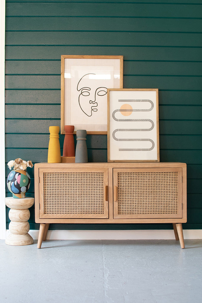 TV cabinet with doors - The Nifty Decor