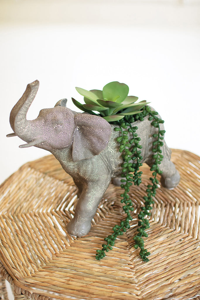 Ceramic elephant planter - The Nifty Decor