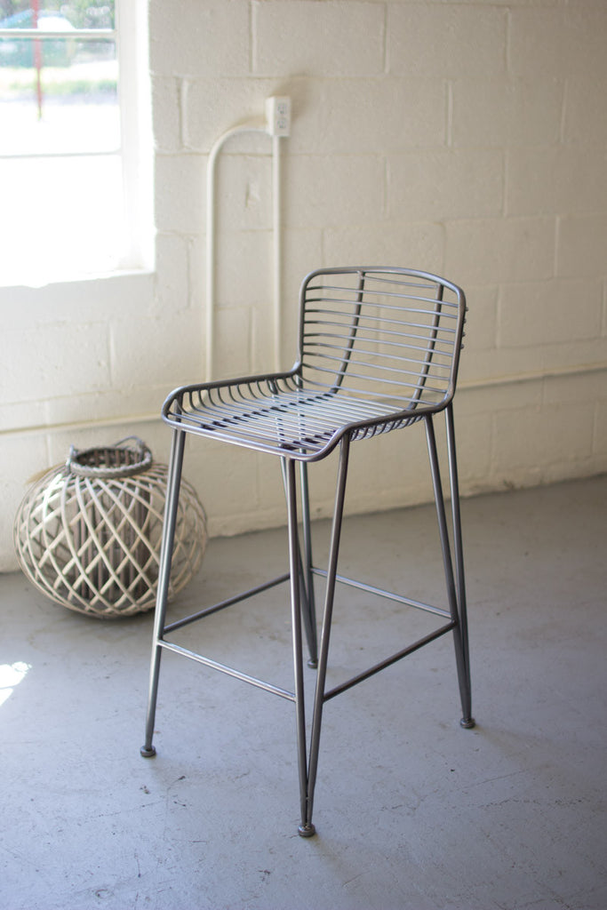 Metal bar stool - The Nifty Decor