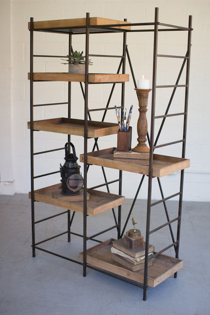 Iron shelving unit - The Nifty Decor