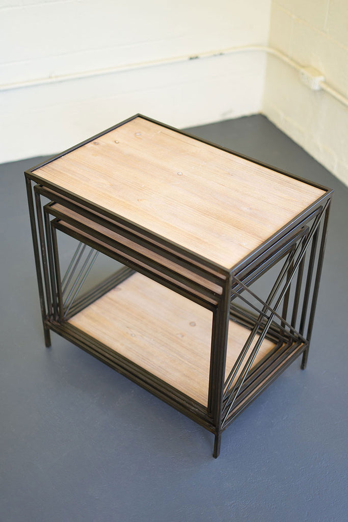 Stackable shelving unit - The Nifty Decor