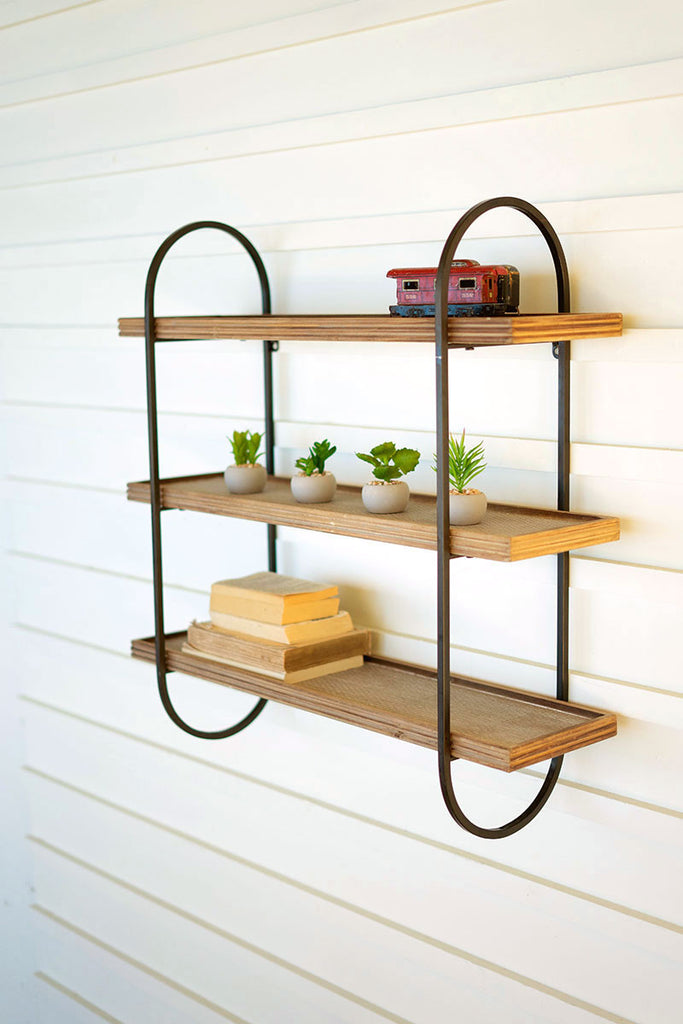 Three shelves metal frame - The Nifty Decor