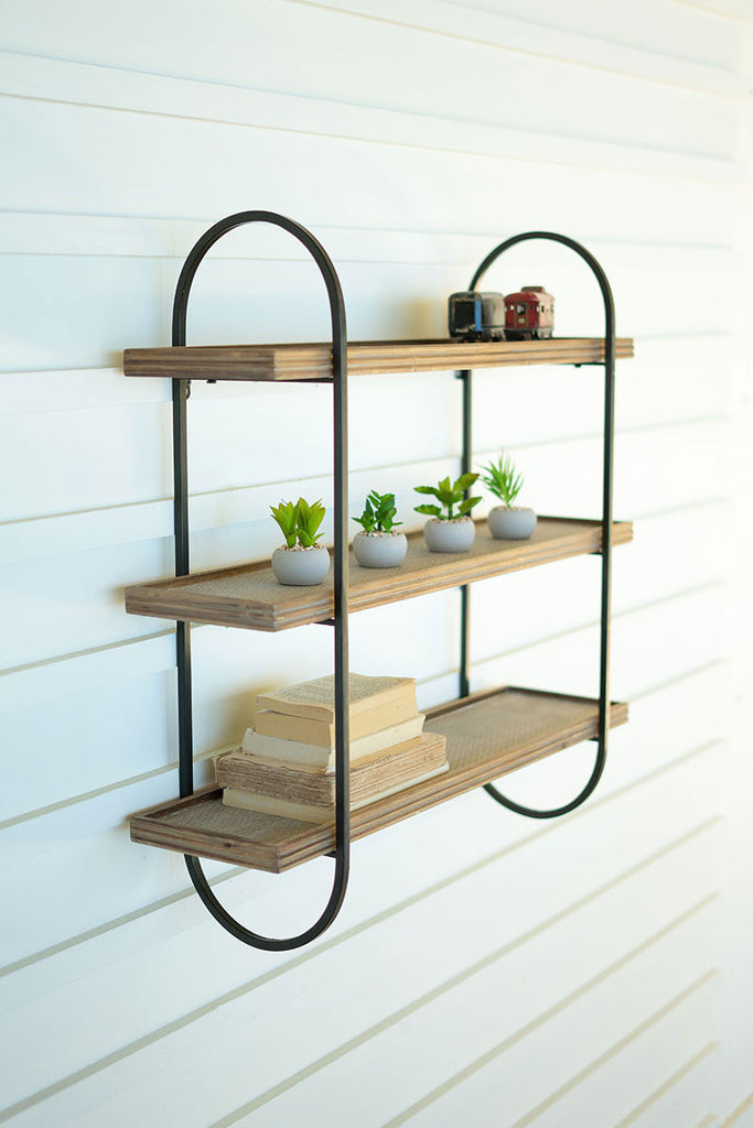 Three shelves metal frame - The Nifty Decor