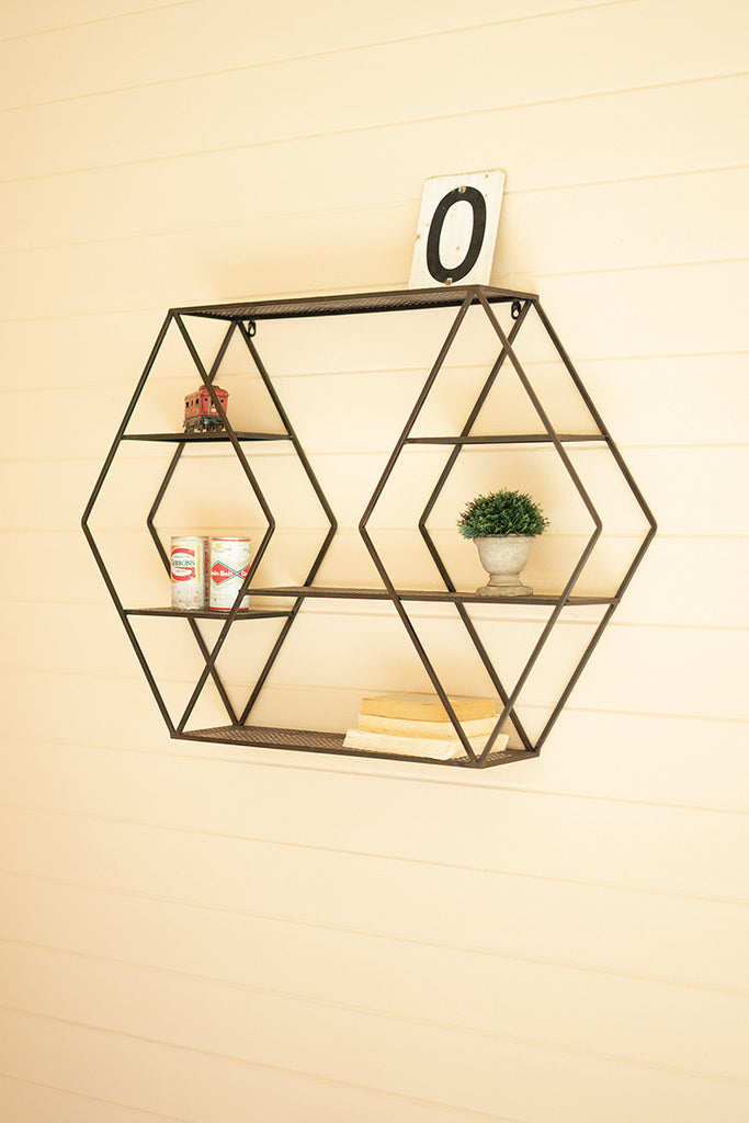 Diamond shaped shelf - The Nifty Decor