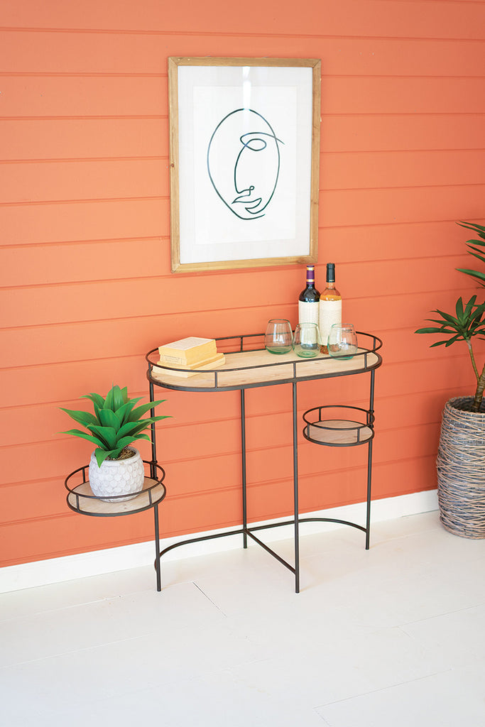 Oval display unit - The Nifty Decor