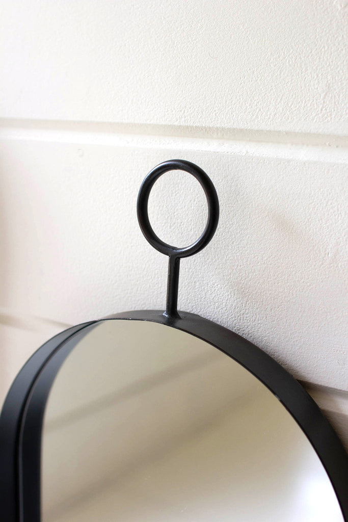 Set of 2 oval wall mirrors - Bombay Mercantile