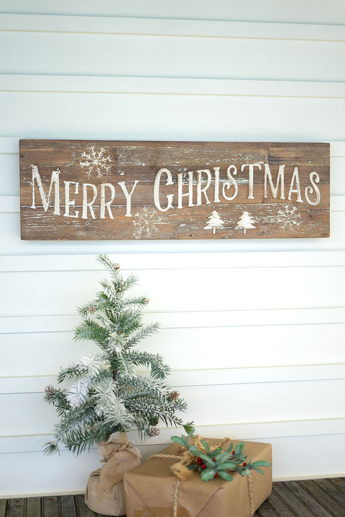 Merry christmas sign - The Nifty Decor